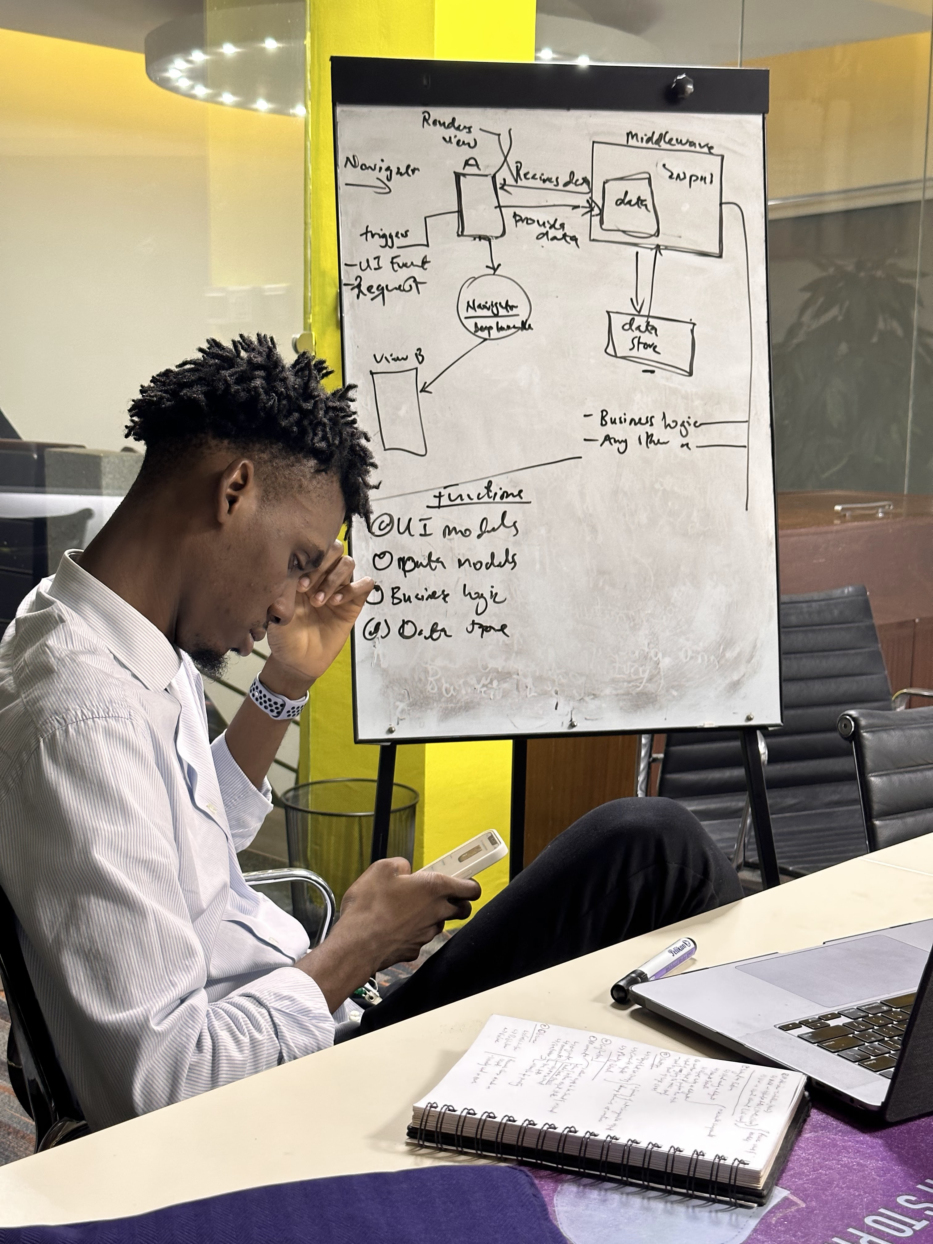 Corporate training session in progress